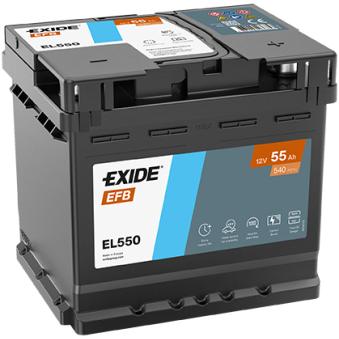 Batterie de démarrage Start & Stop EXIDE EL550