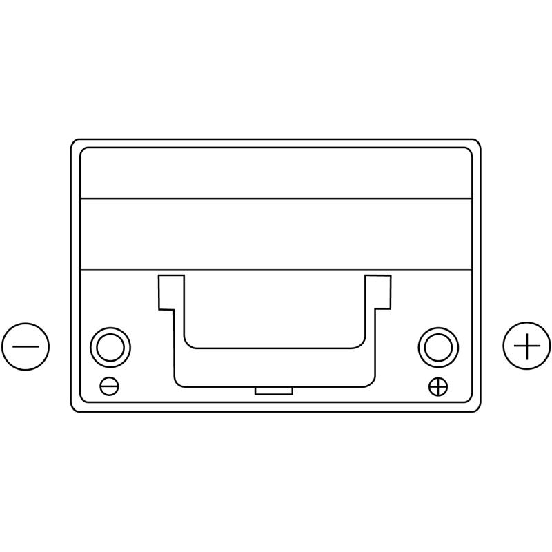 Batterie de démarrage EXIDE EL754 - Visuel 1