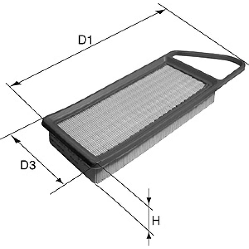 Filtre à air DAVID VASCO A321 - Visuel 1
