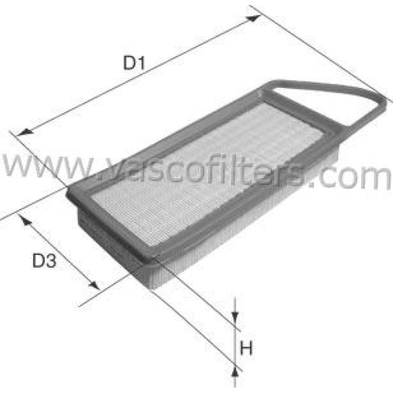 Filtre à air DAVID VASCO A525 - Visuel 1