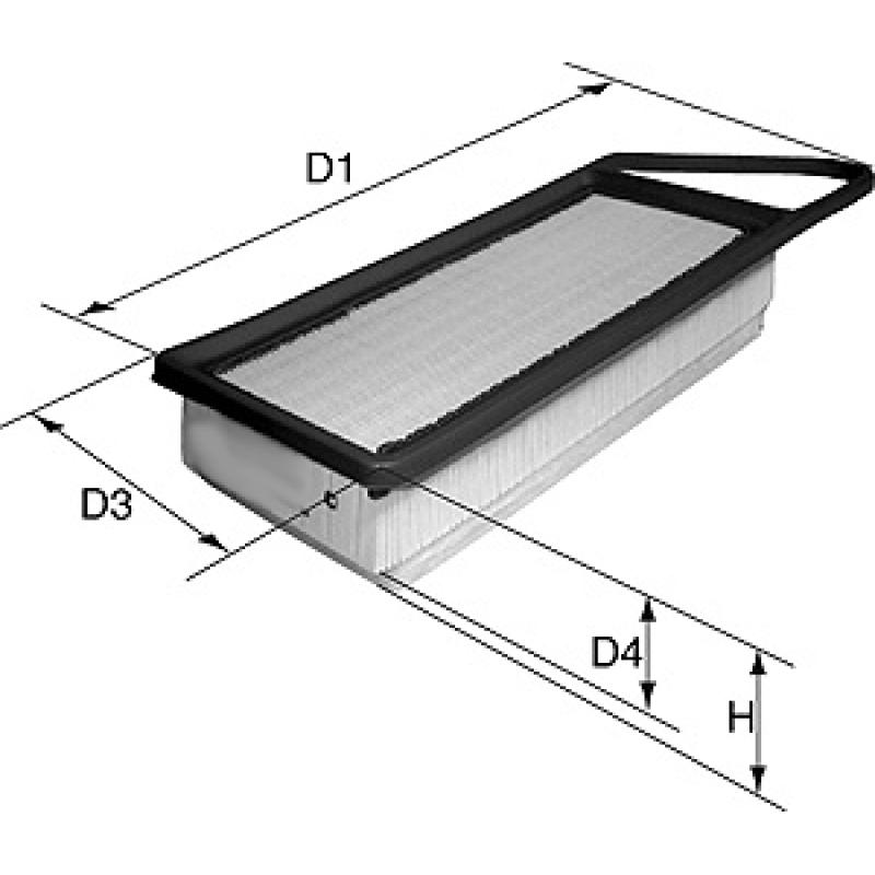 Filtre à air DAVID VASCO A734 - Visuel 1