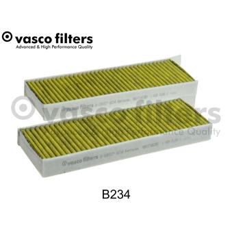 Filtre, air de l'habitacle DAVID VASCO B234
