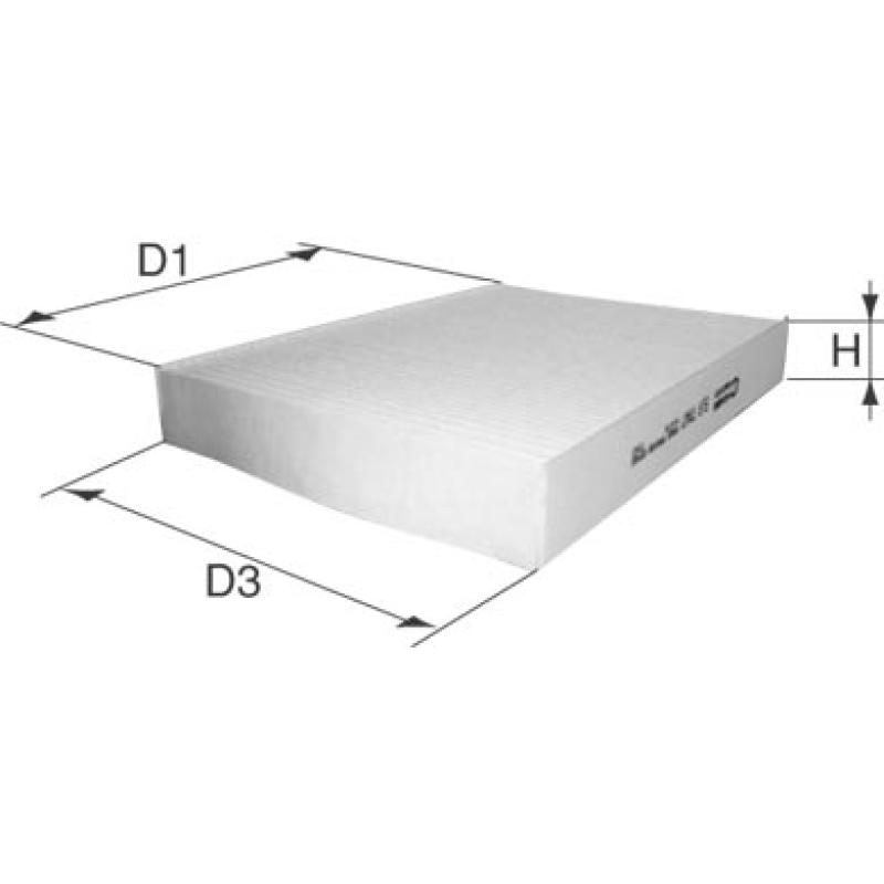 Filtre, air de l'habitacle DAVID VASCO B710 - Visuel 1