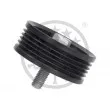 Poulie renvoi/transmission, courroie trapézoïdale à nervures OPTIMAL 0-N1650 - Visuel 3