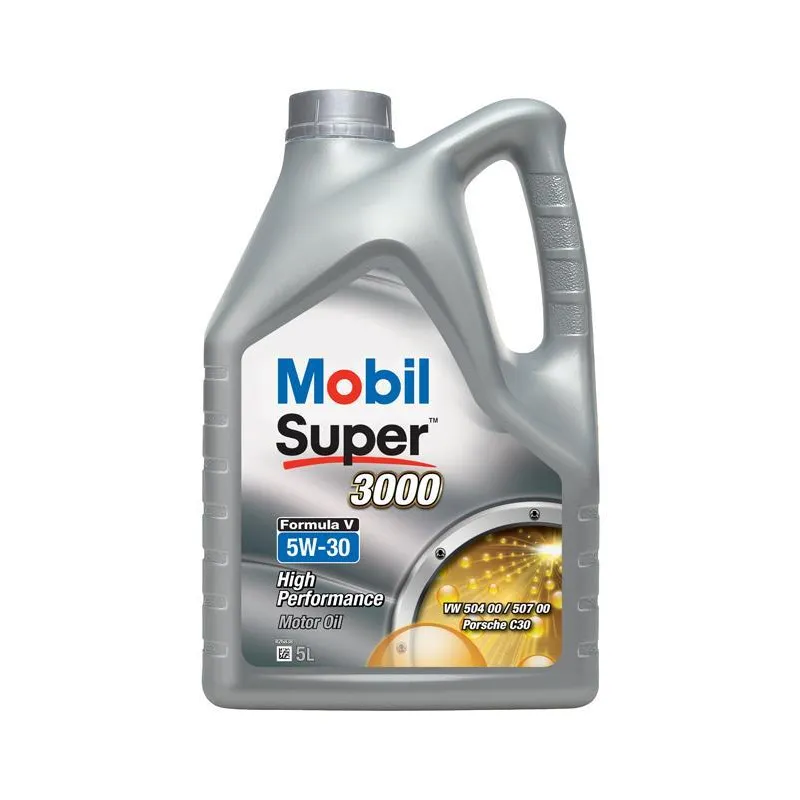 Huile moteur MOBIL Super 3000 F-V 5W-30 5L VW 504 00 507 00