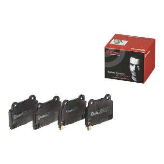 Jeu de 4 plaquettes de frein arrière BREMBO