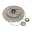 Jeu de 2 disques de frein arrière OPTIMAL 602745BS1 - Visuel 2