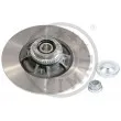 Jeu de 2 disques de frein arrière OPTIMAL 702352BS1 - Visuel 1