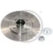 Jeu de 2 disques de frein arrière OPTIMAL 702352BS1 - Visuel 2