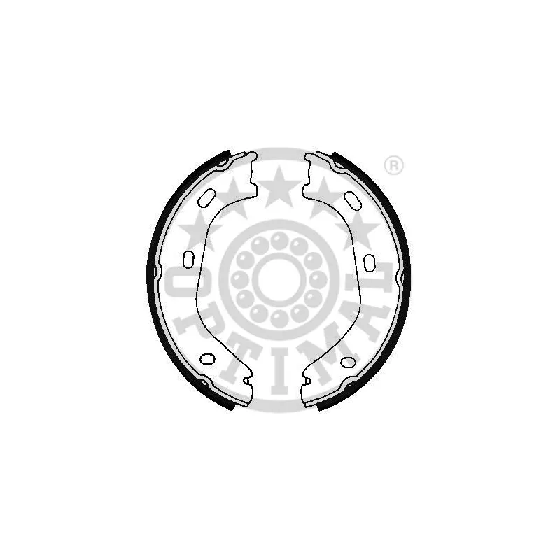 Jeu de mâchoires de frein OPTIMAL BB-0580