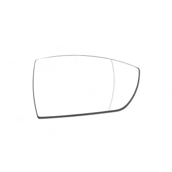 Verre de rétroviseur, rétroviseur extérieur BLIC