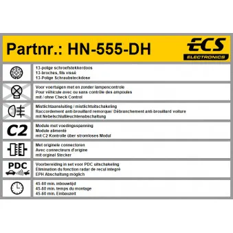 Kit électrique, dispositif d'attelage ECS
