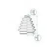 Joint-soufflet, arbre de commande SPIDAN 190964 - Visuel 2