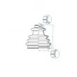Joint-soufflet, arbre de commande SPIDAN 190966 - Visuel 2
