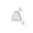 Joint-soufflet, arbre de commande SPIDAN 190968 - Visuel 2