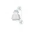 Joint-soufflet, arbre de commande SPIDAN 190969 - Visuel 2