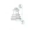 Joint-soufflet, arbre de commande SPIDAN 190975 - Visuel 2