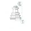 Joint-soufflet, arbre de commande SPIDAN 190976 - Visuel 2