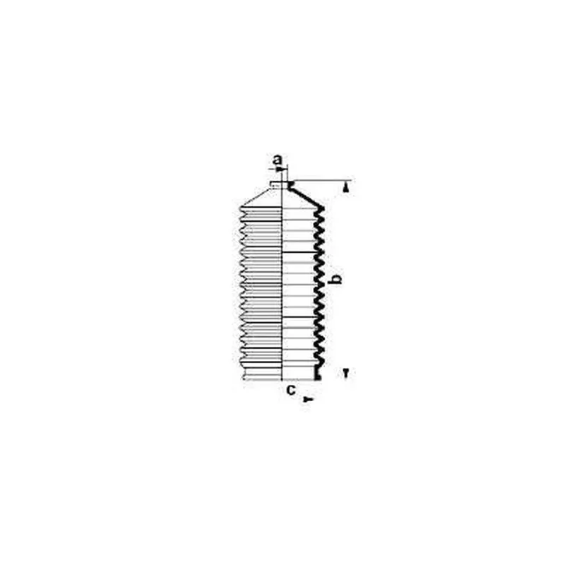 Joint-soufflet, direction SPIDAN 83963