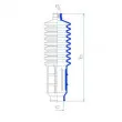 Joint-soufflet, direction SPIDAN 84158 - Visuel 2