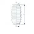 Joint-soufflet, direction SPIDAN 84178 - Visuel 2