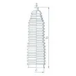 Joint-soufflet, direction SPIDAN 84220 - Visuel 2
