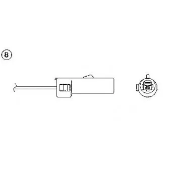 Sonde lambda NGK 0186