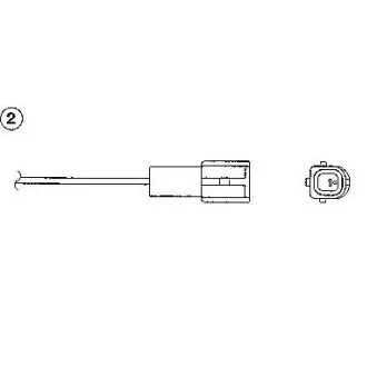 Sonde lambda NGK 0198