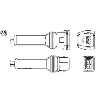 Sonde lambda NGK 0253