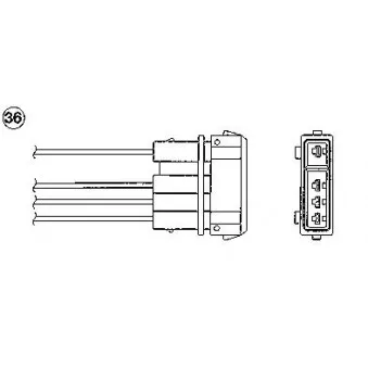 Sonde lambda NGK 0254