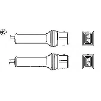 Sonde lambda NGK 0280