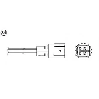 Sonde lambda NGK 0286