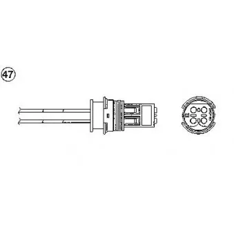 Sonde lambda NGK 0408