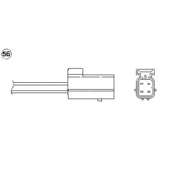 Sonde lambda NGK 0464