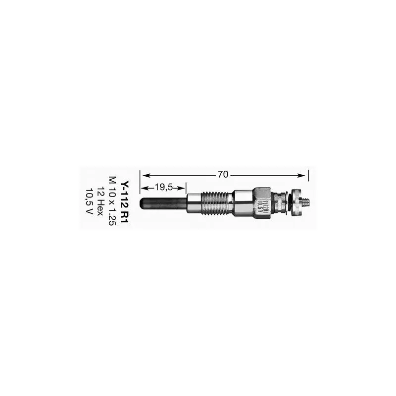 Bougie de préchauffage NGK 1032