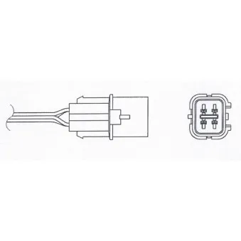 Sonde lambda NGK 1348