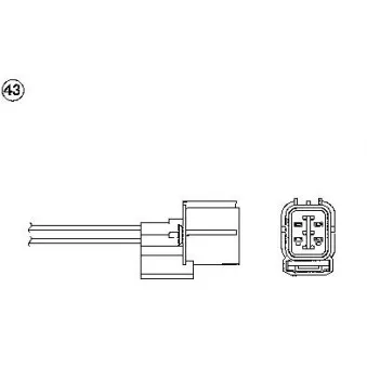 Sonde lambda NGK 1591