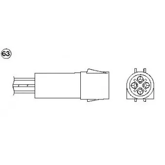 Sonde lambda NGK 1817