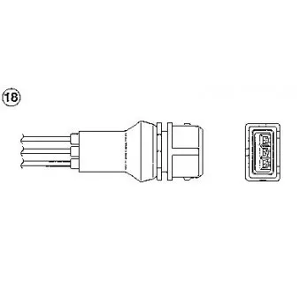 Sonde lambda NGK 1848