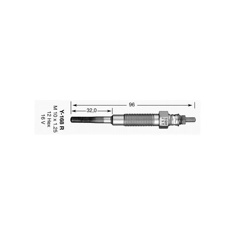 Bougie de préchauffage NGK 2162