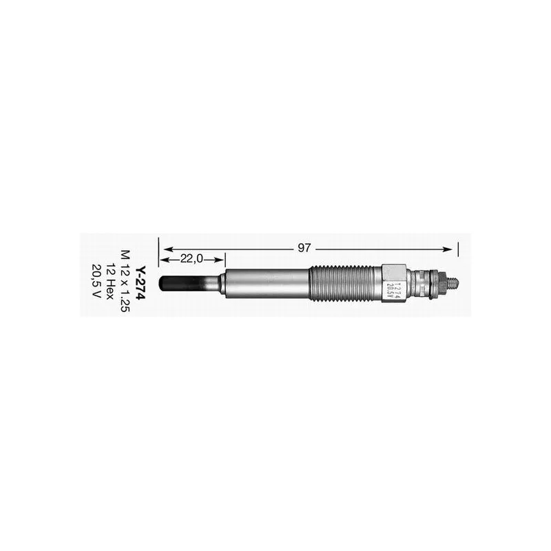 Bougie de préchauffage NGK 2165