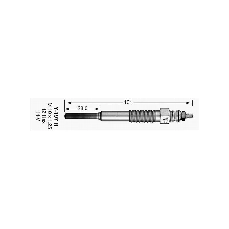 Bougie de préchauffage NGK 2188