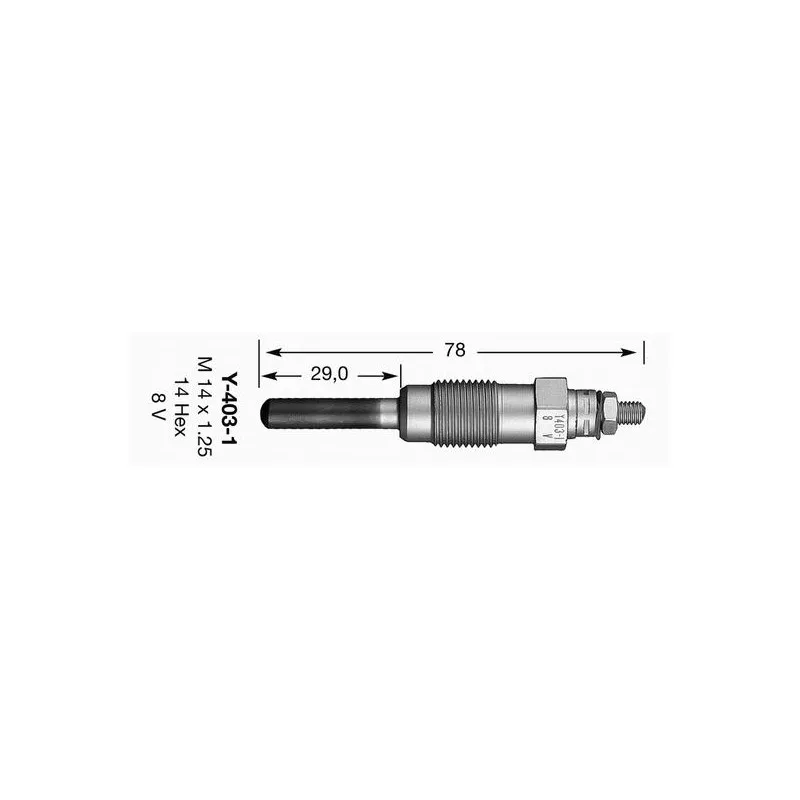 Bougie de préchauffage NGK 2192