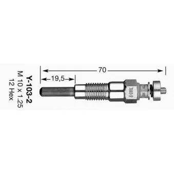 Bougie de préchauffage NGK 2926