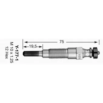 Bougie de préchauffage NGK 3026