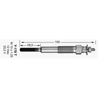 Bougie de préchauffage NGK 3030