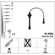 Kit de câbles d'allumage NGK 4104 - Visuel 1