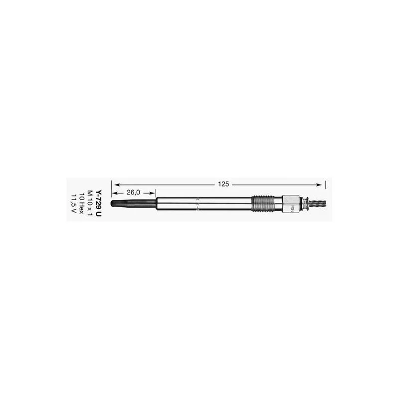 Bougie de préchauffage NGK 4119