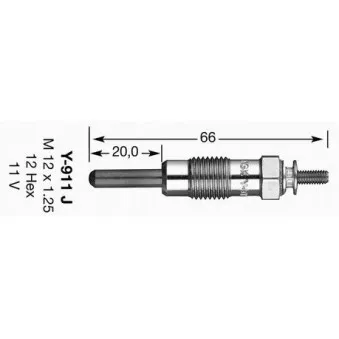 Bougie de préchauffage NGK 4290