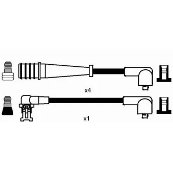 Kit de câbles d'allumage NGK 44287